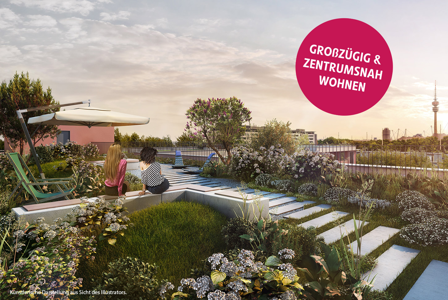 HI-Wohnbau „PULS“ nahe dem Olympiapark