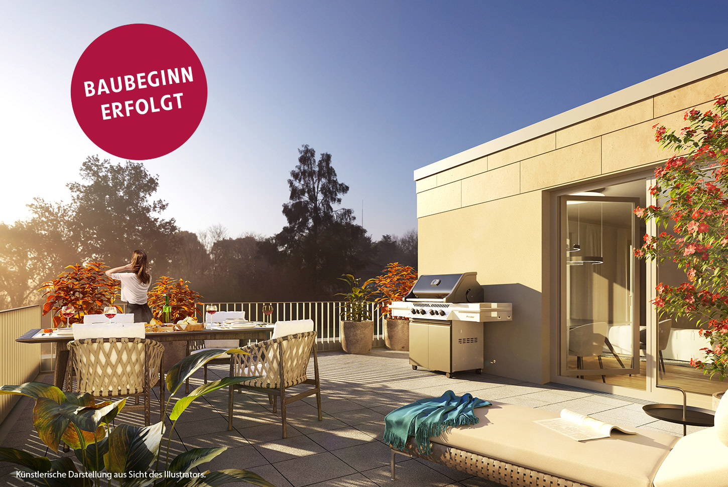 HI-Wohnbau Illustration MAX³ in Neuried 