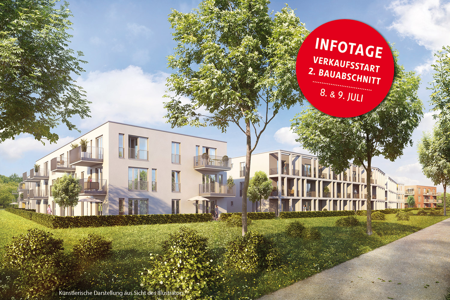 HI-Wohnbau Illustration dahoam „dahoam“ in Vaterstetten
