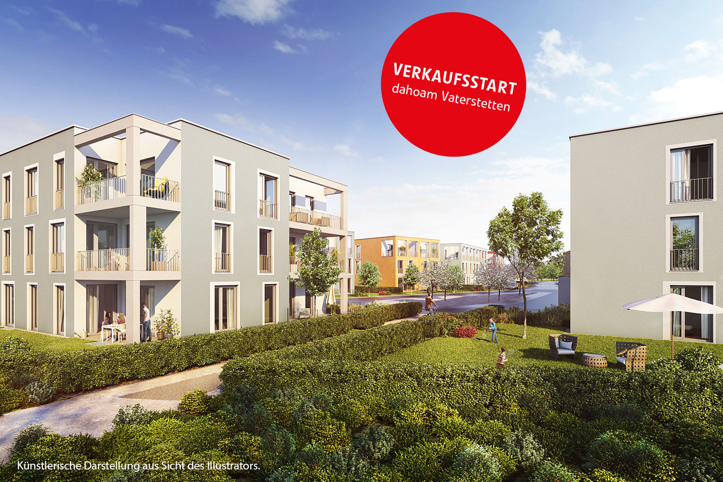 HI-Wohnbau Illustration dahoam „DAHOAM“ in Vaterstetten 