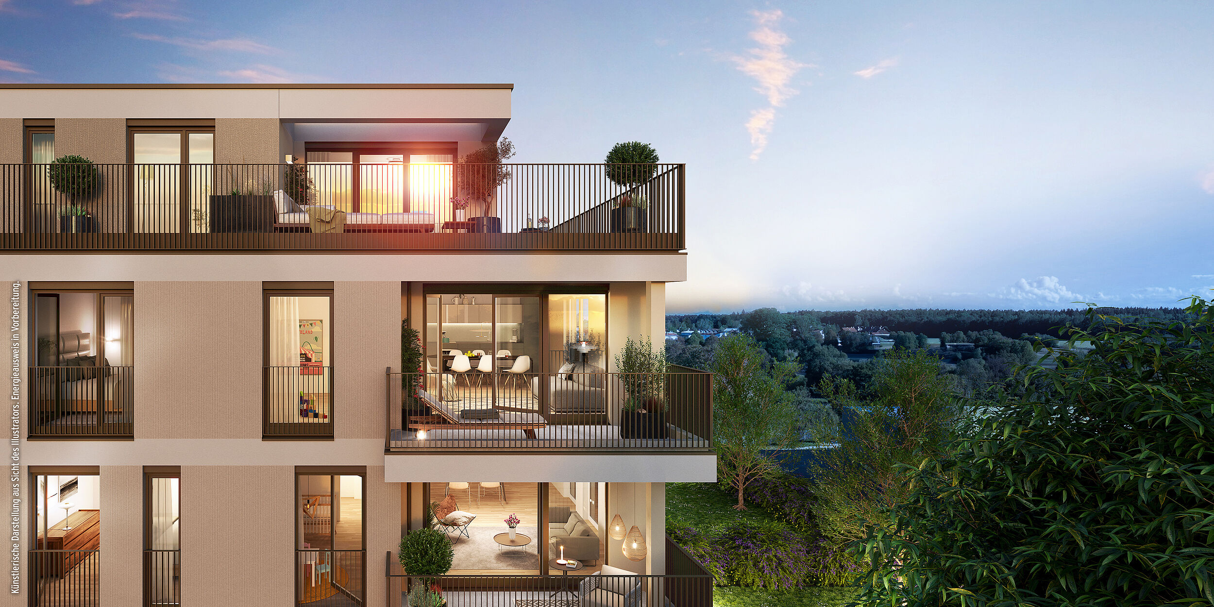 HI-Wohnbau MAX3+ IN NEURIED: DIREKT EINZIEHEN ODER VERMIETEN 