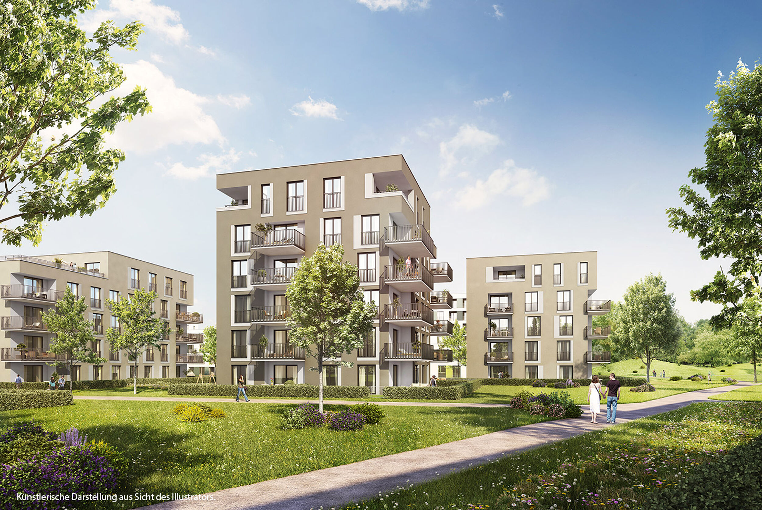 HI-Wohnbau Illustration PAOSOPARK „PAOSOPARK“