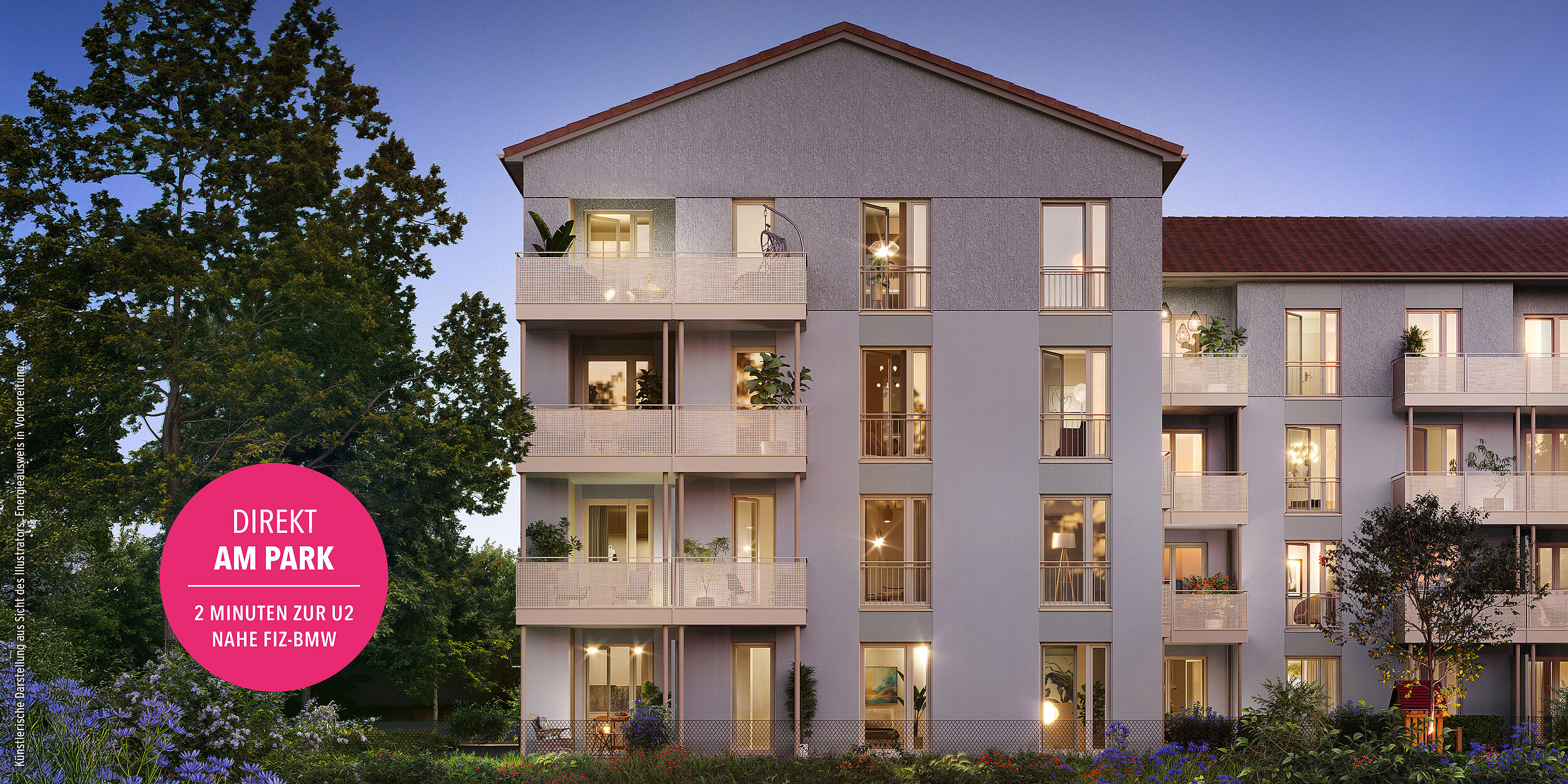 HI-Wohnbau LIEBERMANNS': ELEGANTE PARKWOHNUNGEN IN BEGEHRTER CITYLAGE (U2)