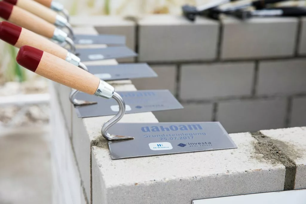 HI-Wohnbau Grundsteinlegung dahoam