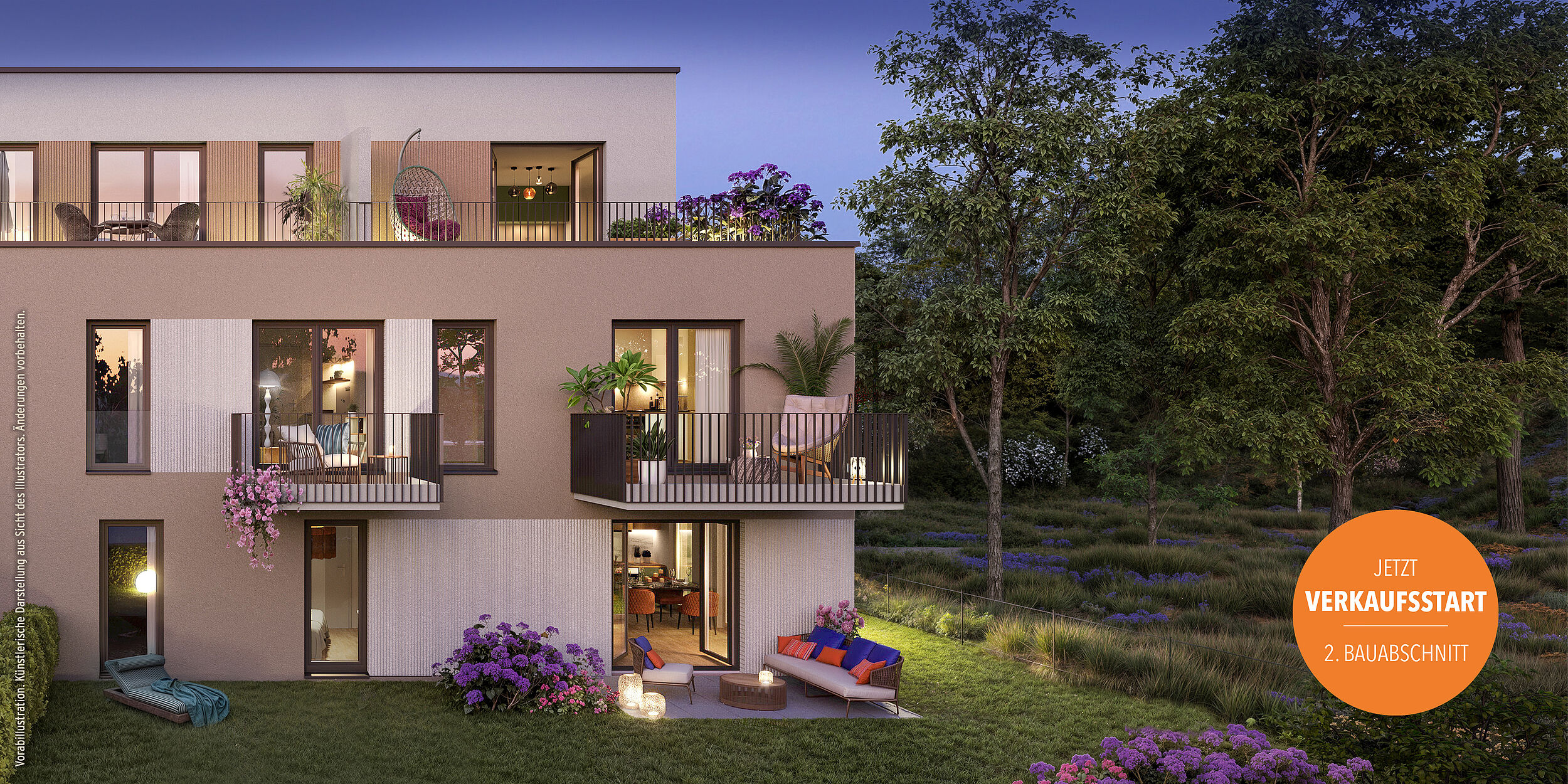 HI-Wohnbau VIVA UNTERSCHLEISSHEIM – VERKAUFSSTART 2. BAUABSCHNITT
