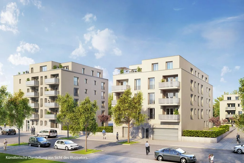 HI-Wohnbau Illustration Projekt Parkview Schwabing