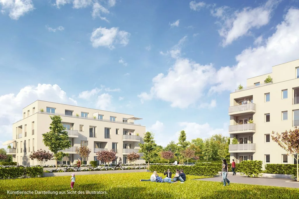 HI-Wohnbau Illustration Projekt Parkview Schwabing