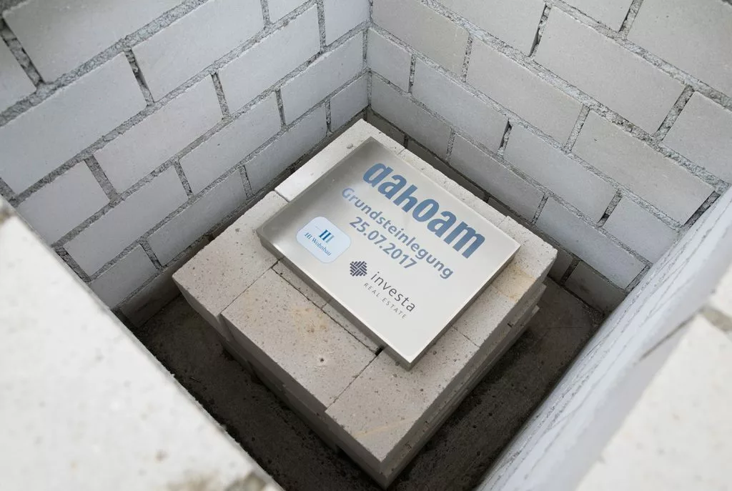 HI-Wohnbau Grundsteinlegung dahoam
