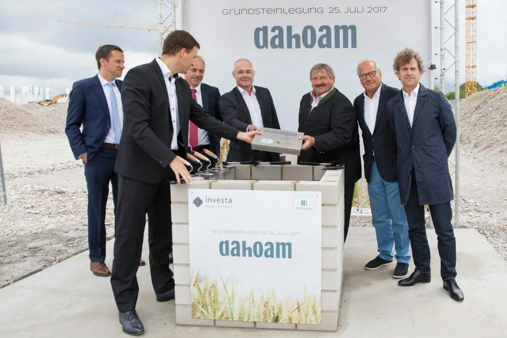 HI-Wohnbau Grundsteinlegung dahoam