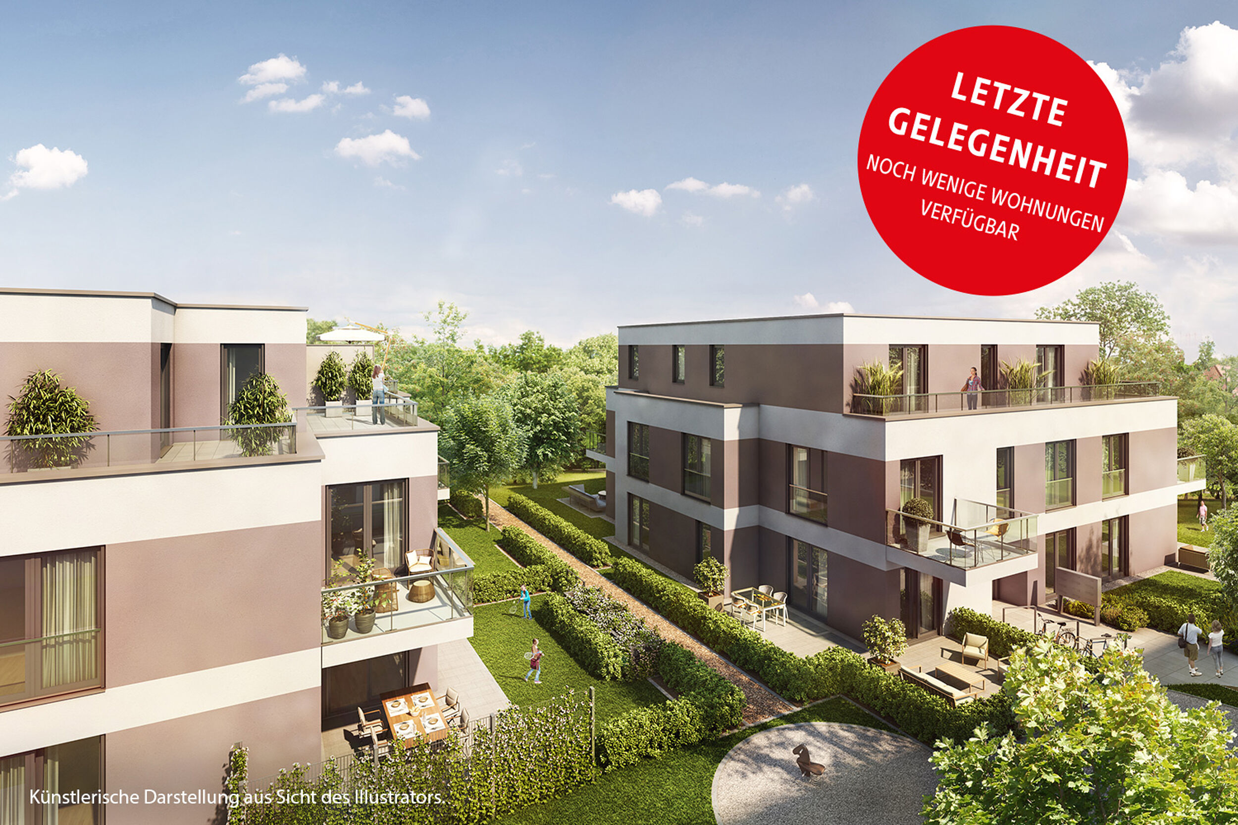 HI-Wohnbau Illustration Projekt Thalkirchen „ZUM.GLÜCK“ in München-Thalkirchen
