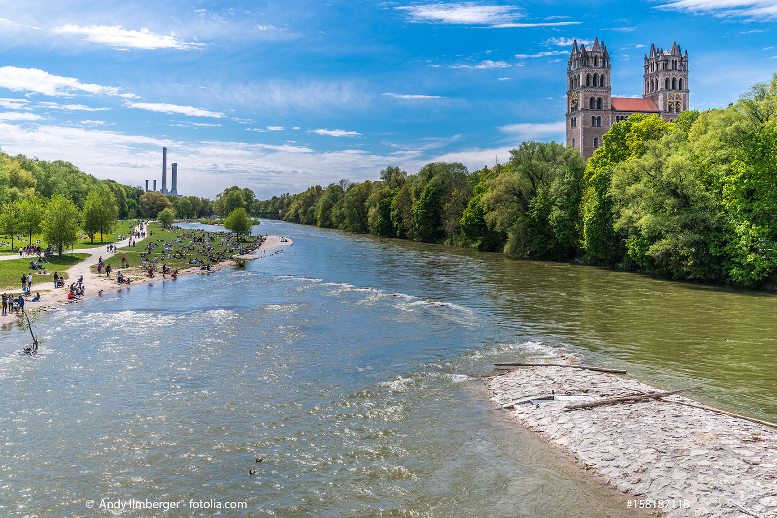 HI-Wohnbau Symbolbild: Isar Sommerfeeling 