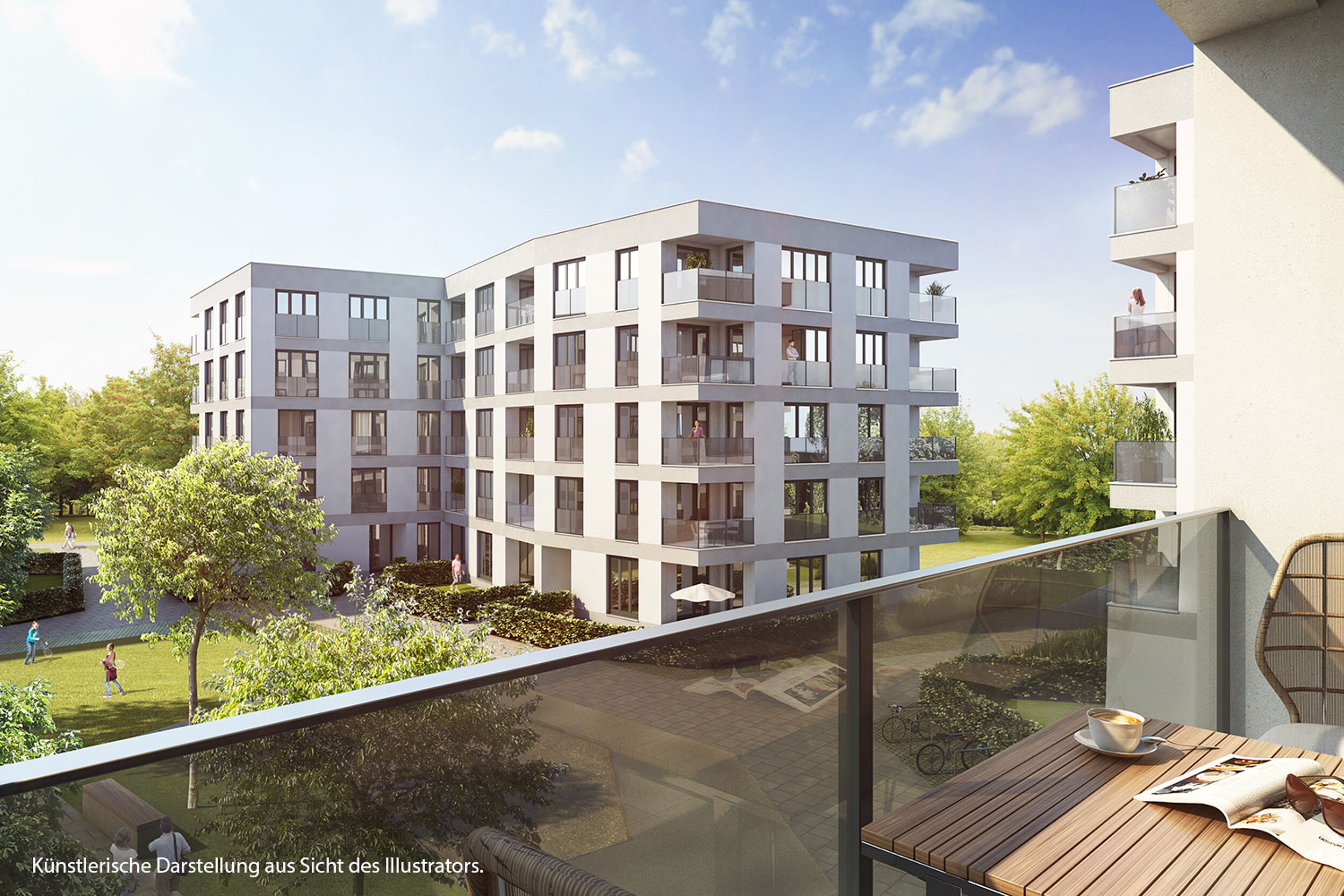 HI-Wohnbau Illustration ParkStyle „PARKSTYLE“ in München-Aubing/-Pasing 